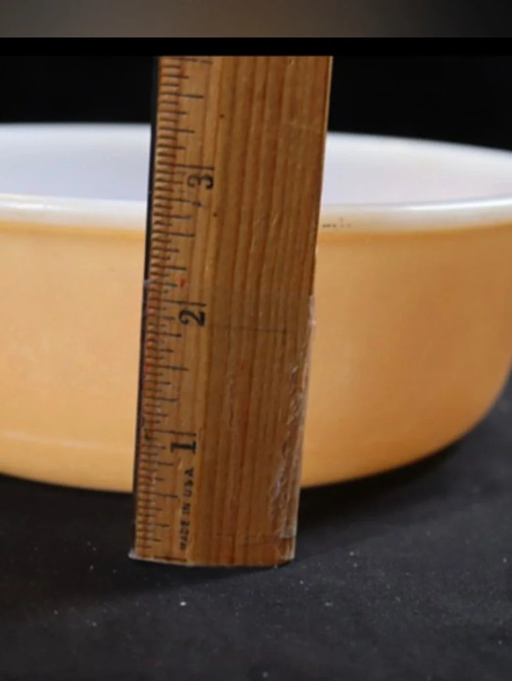Vintage Fire King # 467 Peach Luster 1 ½“ Qt Round Baking Dish No Lid
